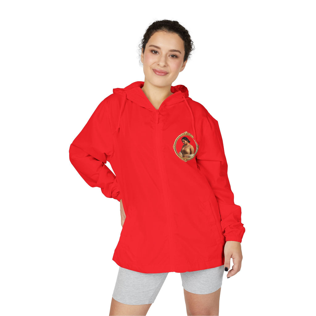 Windbreaker Jacket — Vintage Portrait Frame Design