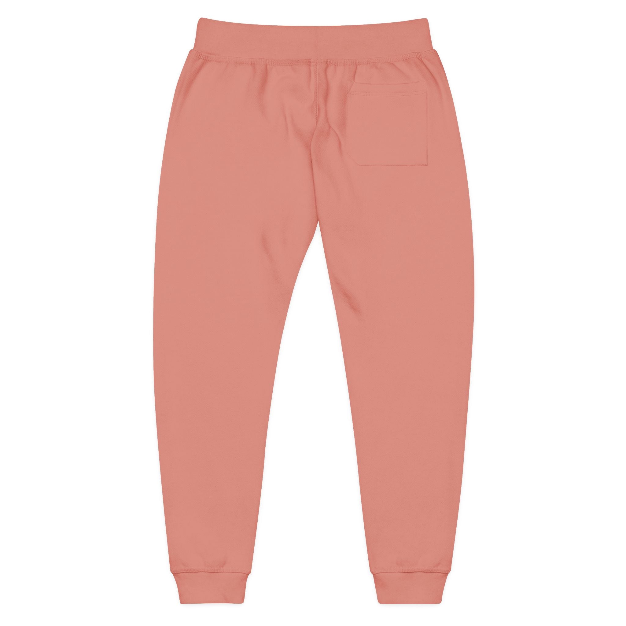 Embroidered Golden Lion Joggers — Cozy Fleece Sweatpants