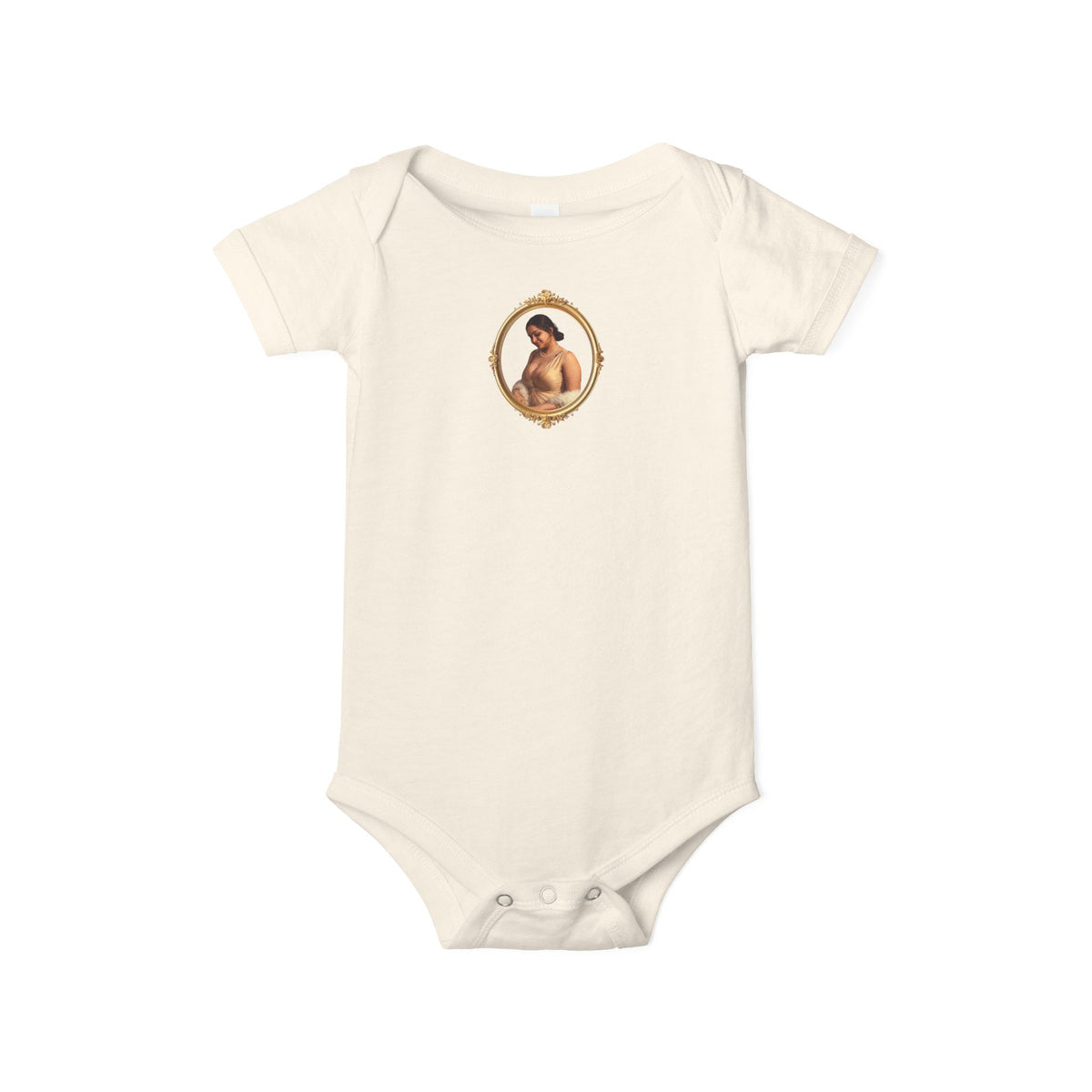 Drashti Infant Onesie with Vintage Cherub Portrait – Baby Bodysuit