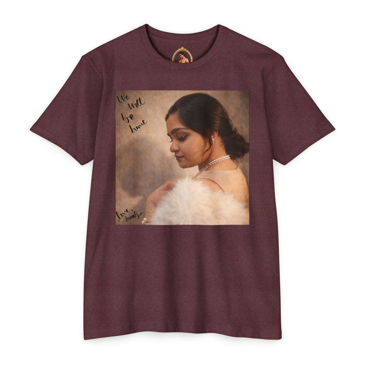 We Will Be Home Portrait Graphic T‑Shirt — Album Photo Tee