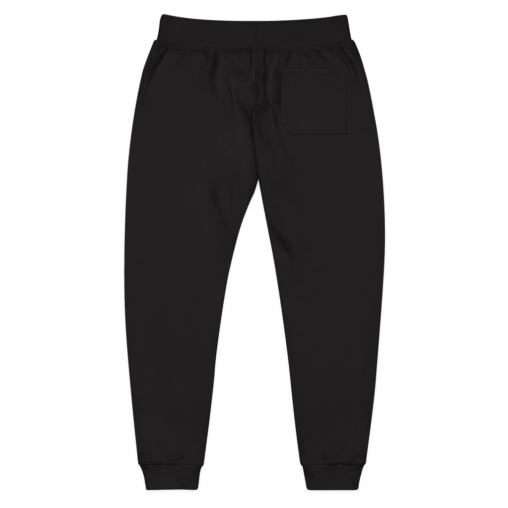 Embroidered Golden Lion Joggers — Cozy Fleece Sweatpants