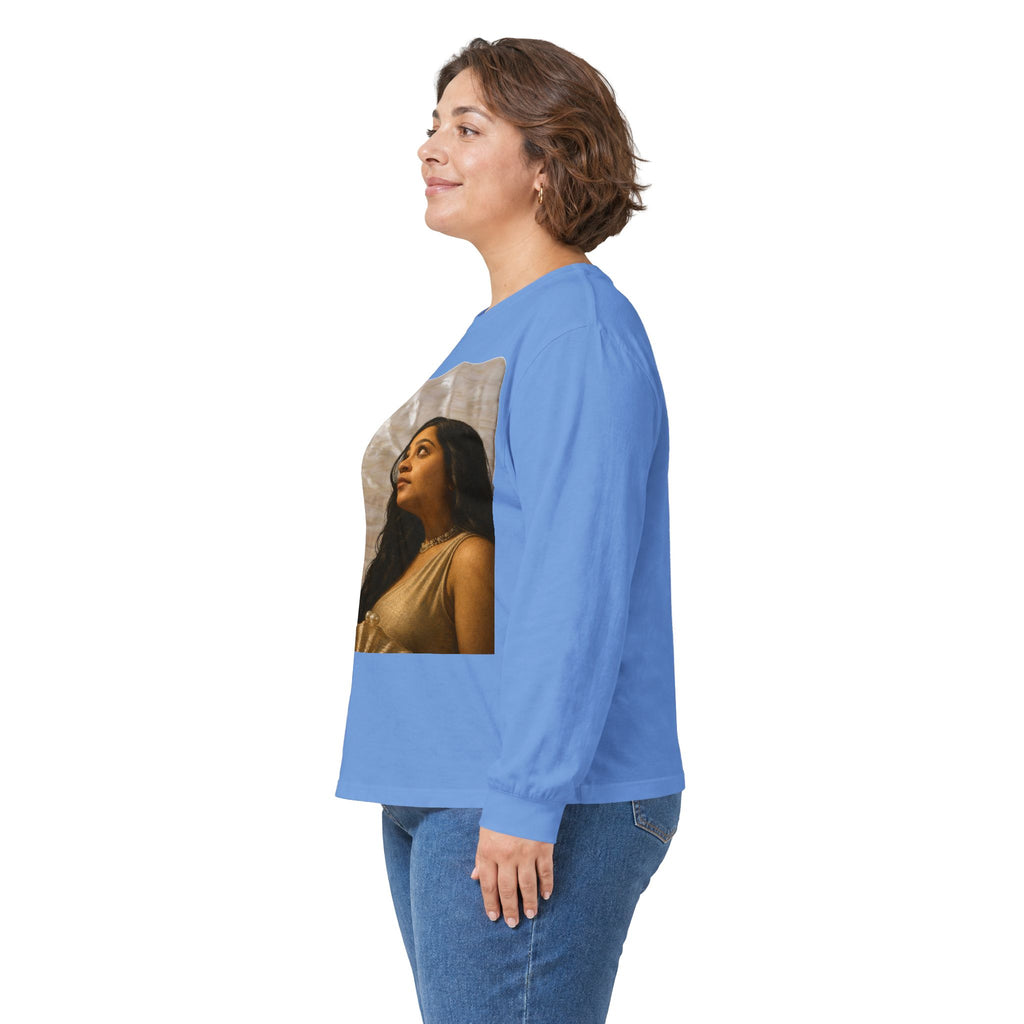 Long Sleeve Tee — "We Will Be Home" Portrait Graphic