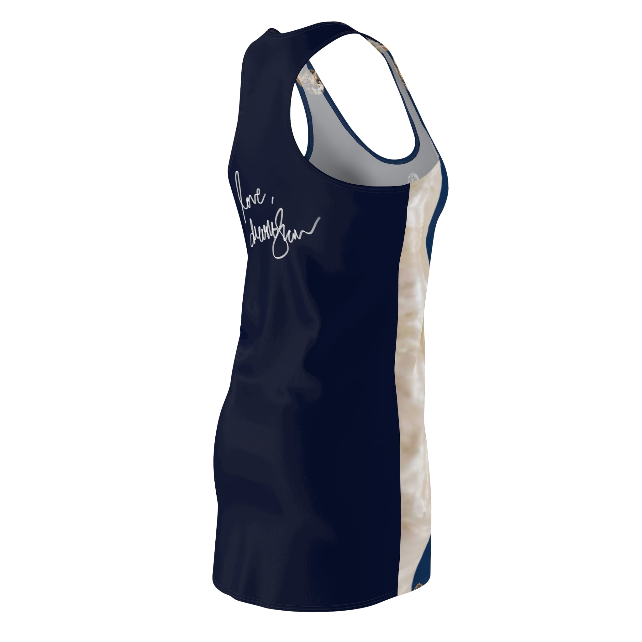Women's Cut & Sew Racerback Dress (AOP)