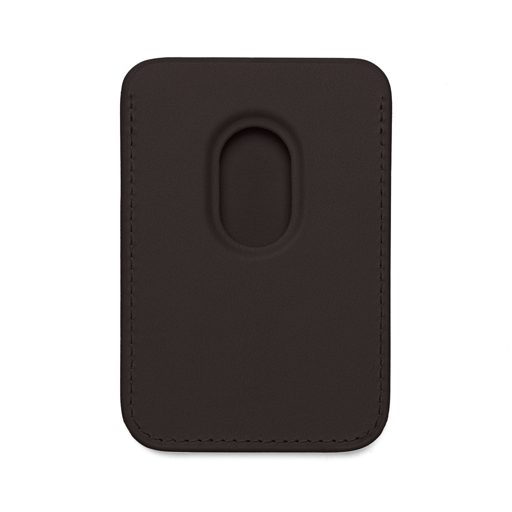MagSafe Vegan Wallet — Vintage Portrait Gold Frame on Navy