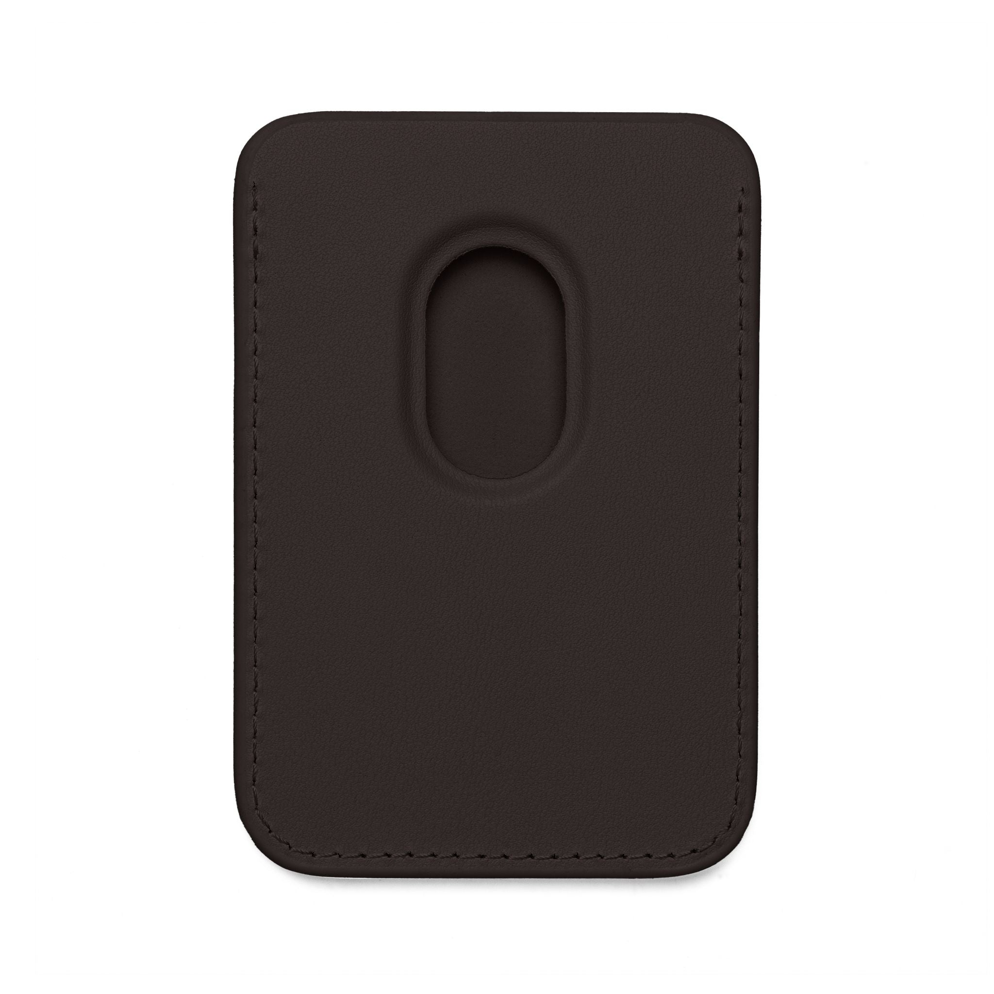 MagSafe Vegan Wallet — Vintage Portrait Gold Frame on Navy