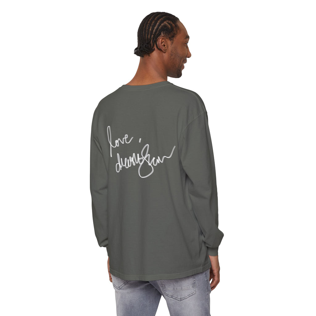 We Will Be Home Long Sleeve Tee — Floral Vintage Portrait Graphic