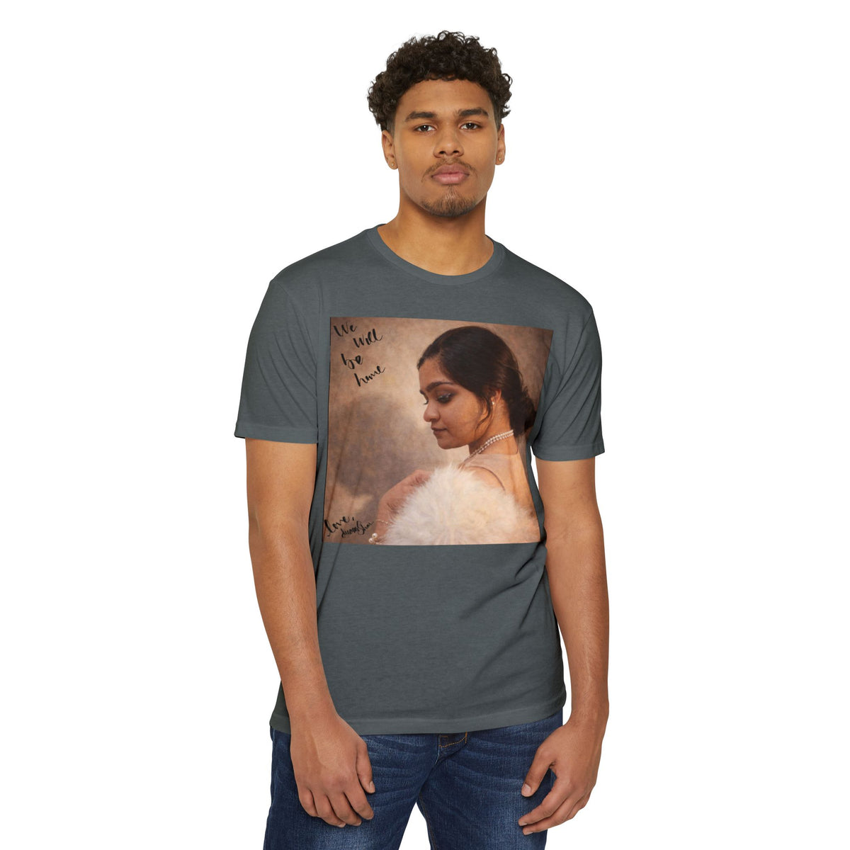 We Will Be Home Portrait Graphic T‑Shirt — Album Photo Tee