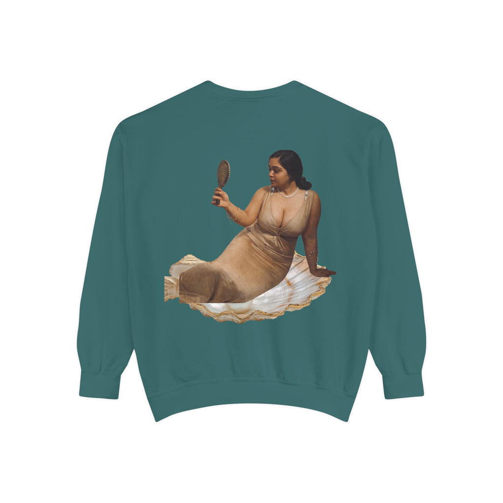Sweatshirt — Vintage Muse Art Portrait Pullover