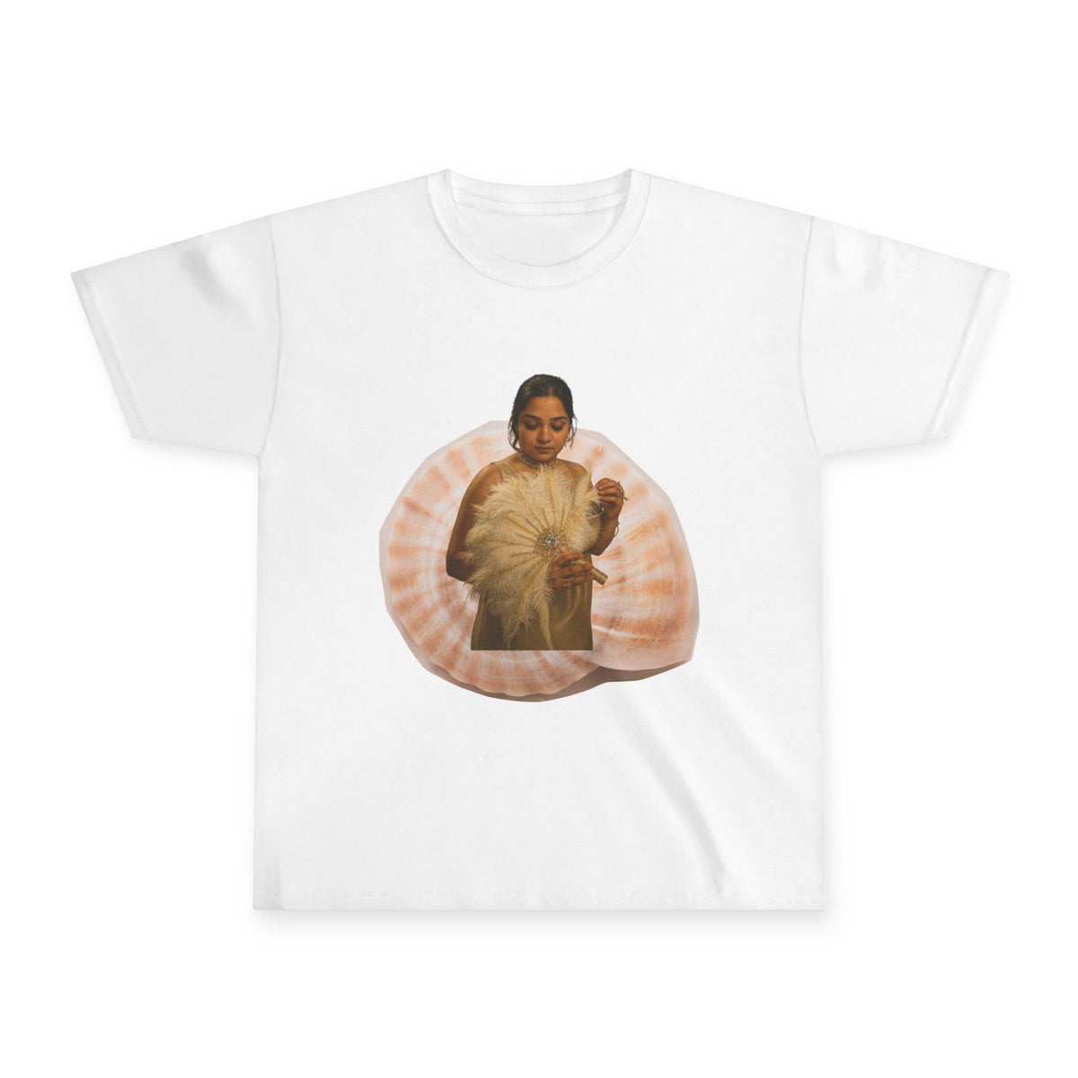 Drashti Youth Tee — 'We Will Be Home' Vintage Shell Photo Graphic