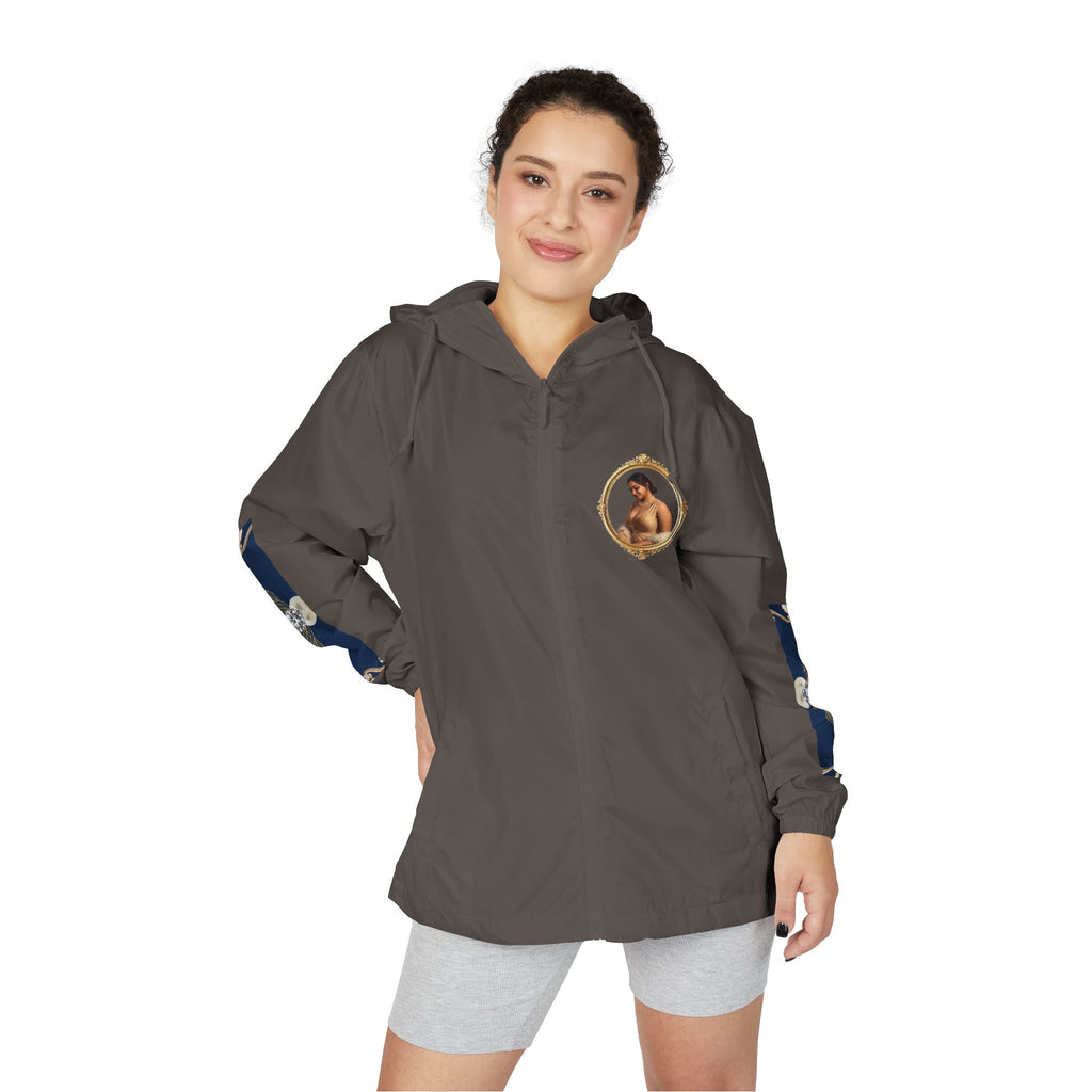 Windbreaker Jacket — Vintage Portrait Frame Design