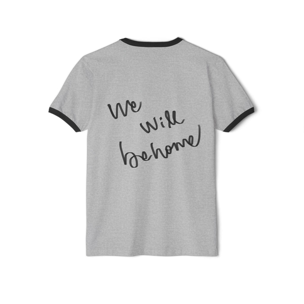 Ringer T-Shirt — 'We Will Be Home' Shell Portrait Tee