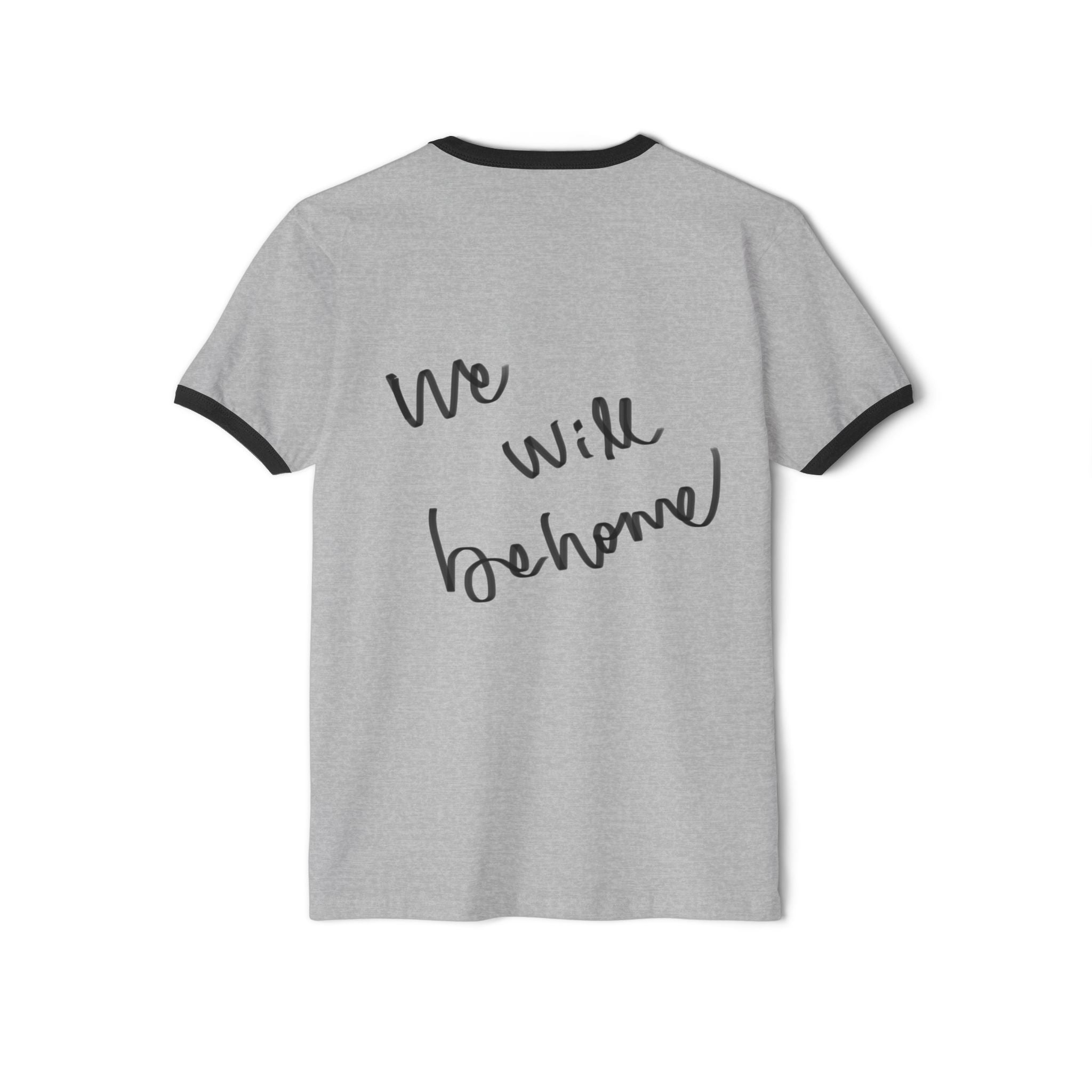 Ringer T-Shirt — 'We Will Be Home' Shell Portrait Tee
