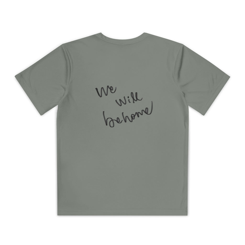 Youth Competitor Tee — Inspirational 'We Will Be Home' Graphic Tee