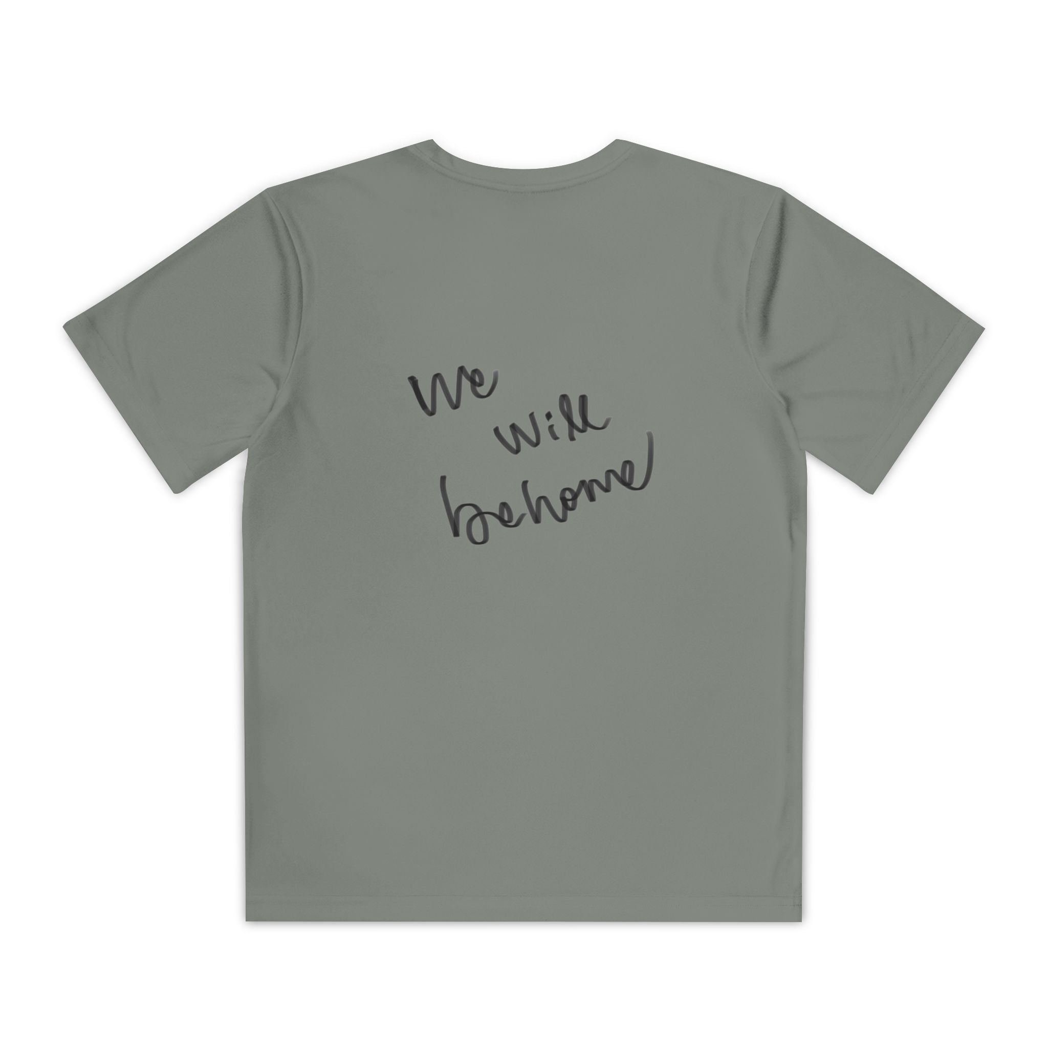 Youth Competitor Tee — Inspirational 'We Will Be Home' Graphic Tee
