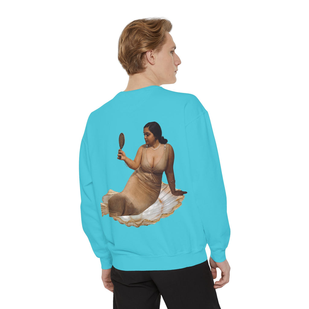Sweatshirt — Vintage Muse Art Portrait Pullover