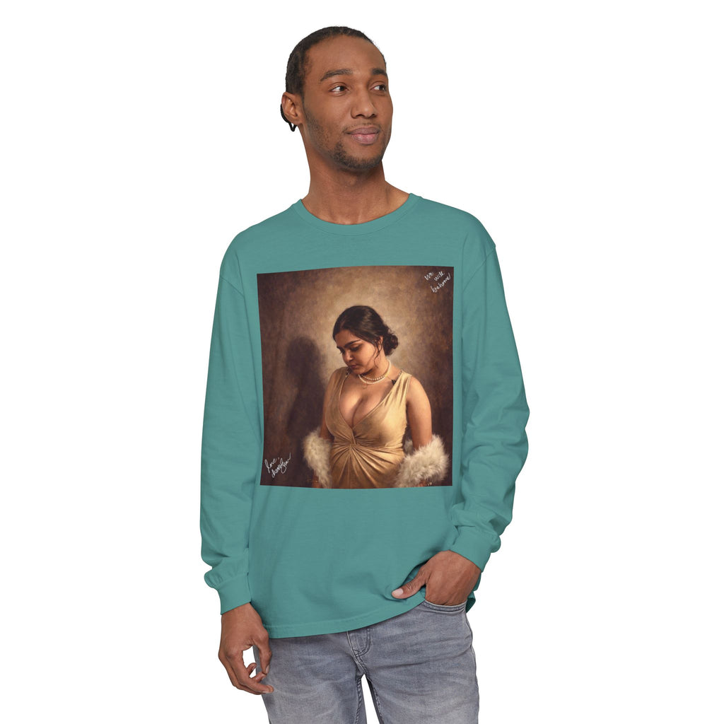 Unisex Garment-dyed Long Sleeve T-Shirt