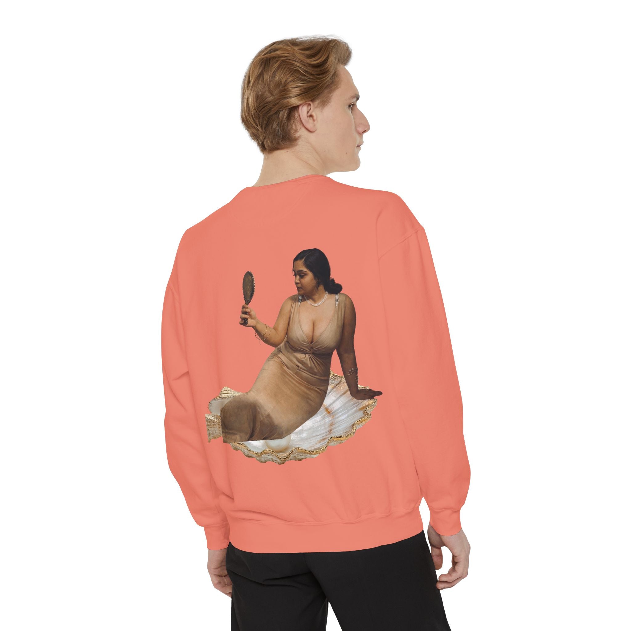 Sweatshirt — Vintage Muse Art Portrait Pullover
