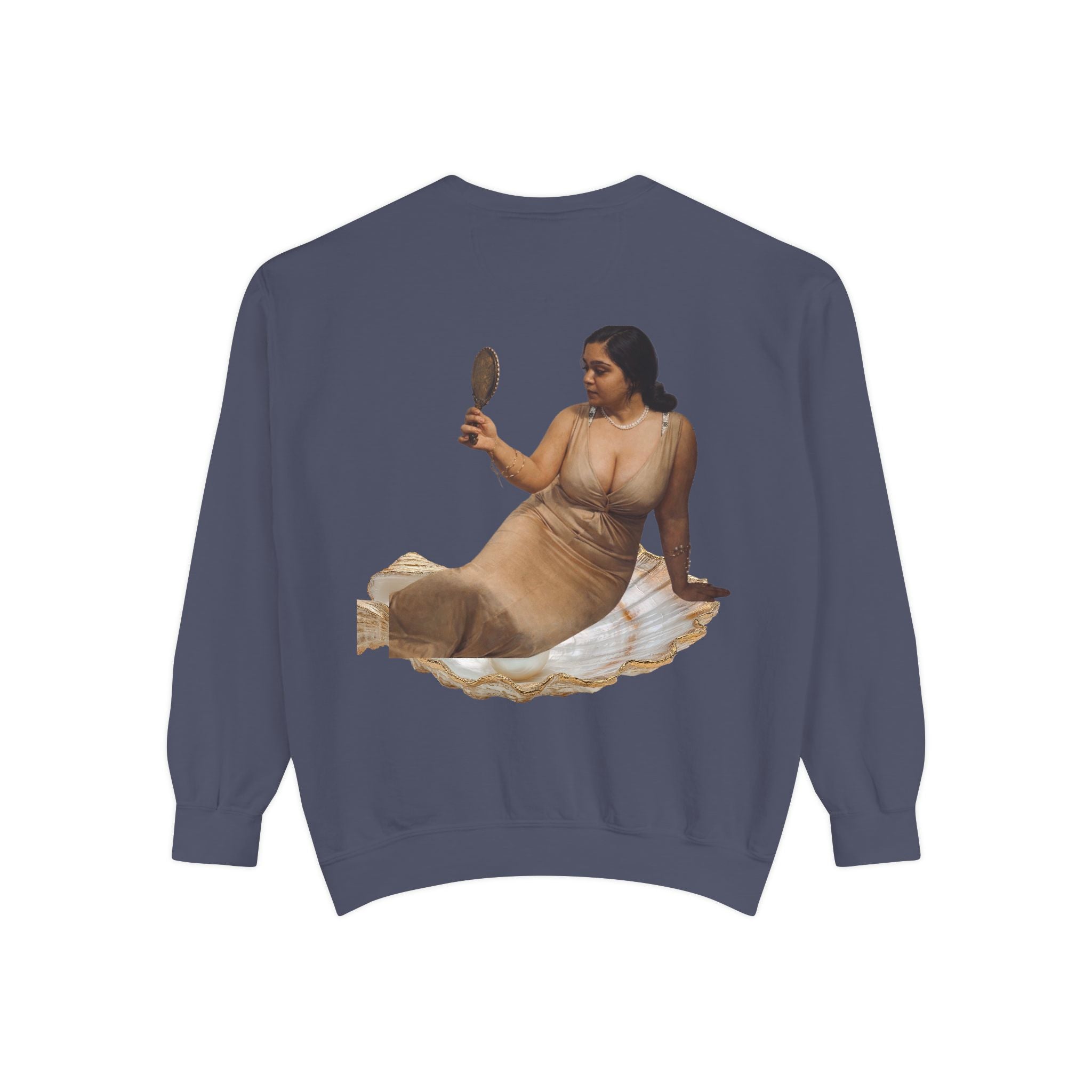 Sweatshirt — Vintage Muse Art Portrait Pullover