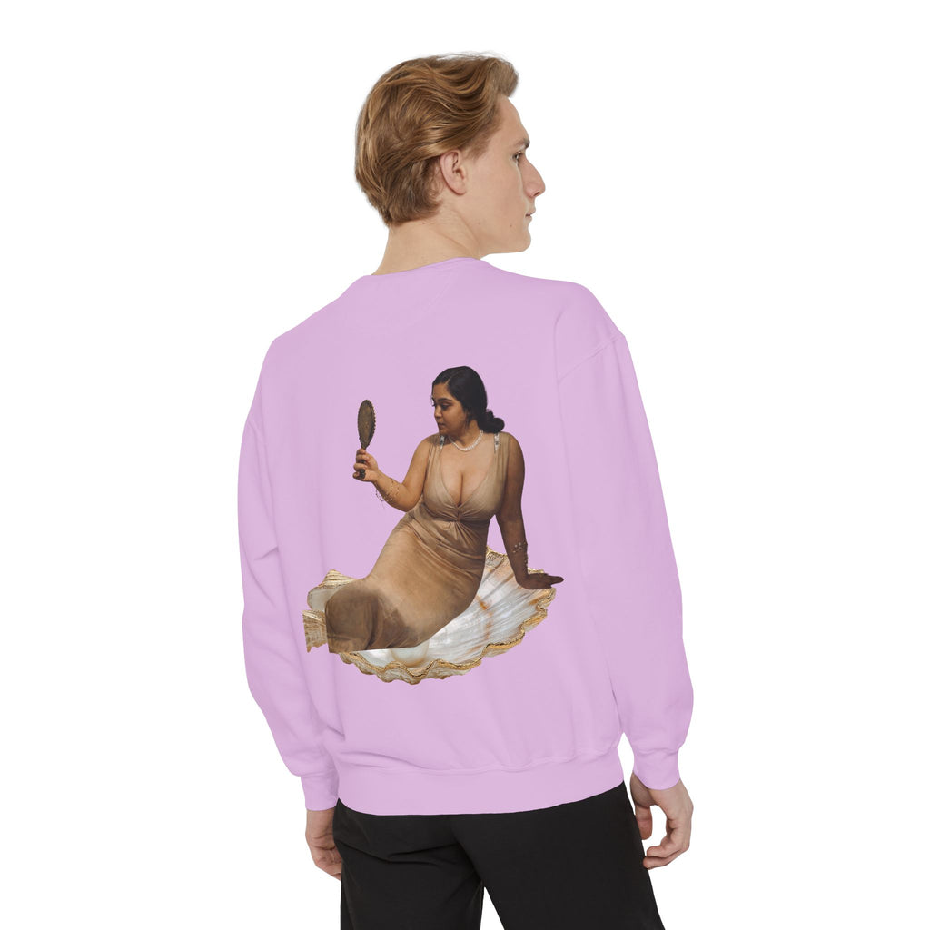 Sweatshirt — Vintage Muse Art Portrait Pullover
