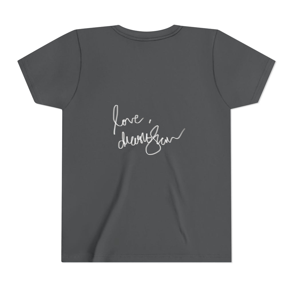 Drashti Youth Tee — Vintage Graphic with “We Will Be Home” Back Text
